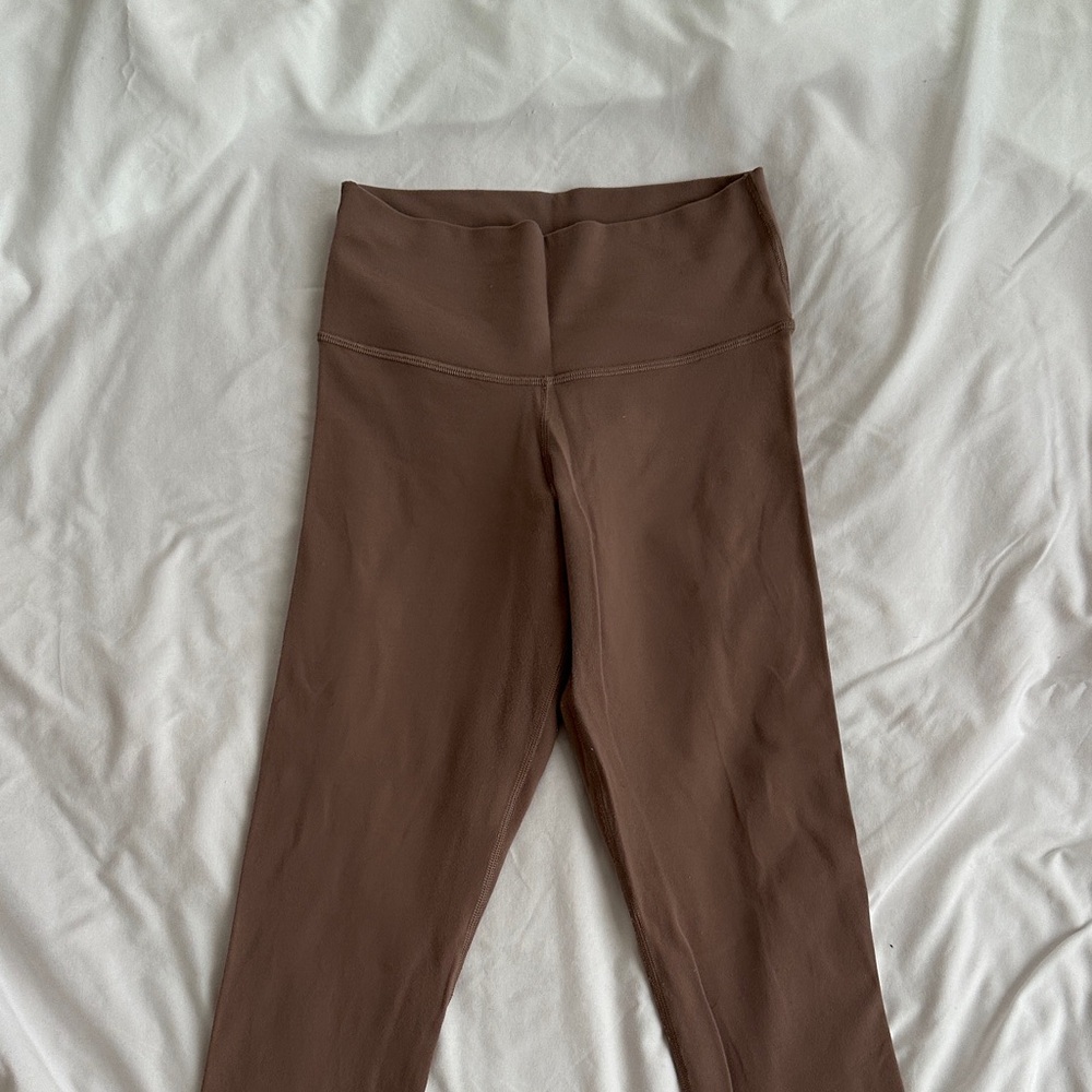Aritzia TnAction Tan Leggings